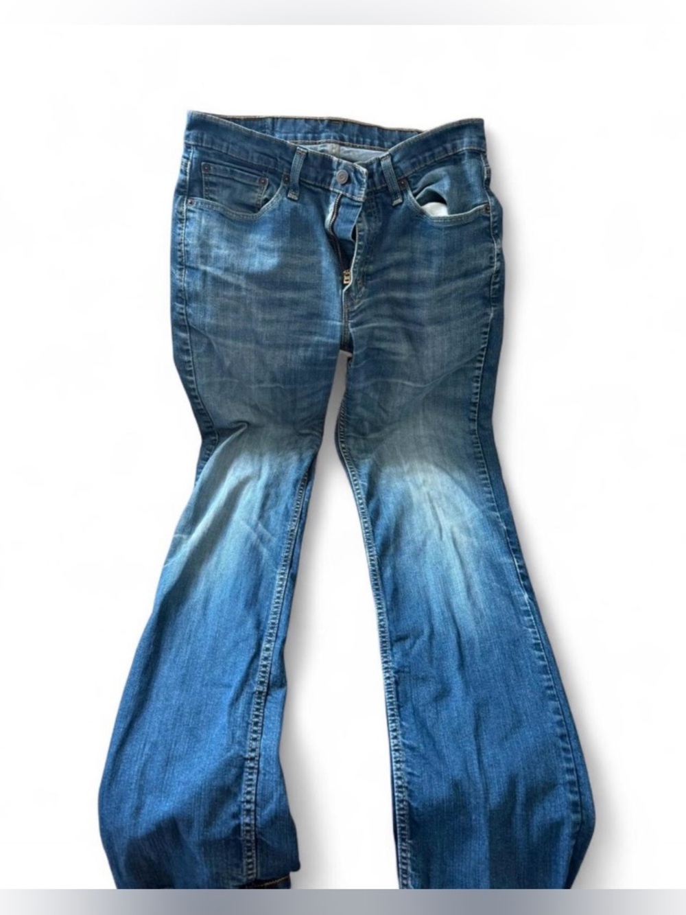 Mens Levi’s 514 Blue Jeans Sz 32/34